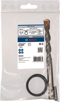 Sada pilotních vrtáků Bosch PRO 11,5 mm.