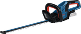 Akumulátorové nůžky na živý plot Bosch GHE 18V-50 s ergonomickou rukojetí.