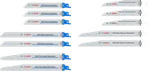 Sada demoličních kotoučů Bosch PRO 12dílná pro pily s S-stopkou.