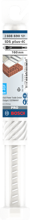 Plochý sekáč Bosch SDS plus-4C 10×160 mm.