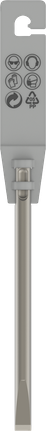 Plochý sekáč Bosch SDS plus-4C 10×160 mm.