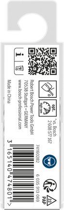 Sada spirálových vrtáků Bosch PRO Metal HSS-G 2,1 mm.