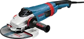 Úhlová bruska Bosch GWS 22-180 LVI s kotoučem o průměru 180 mm.