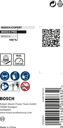 Kartáč na kovové hrnky Bosch PRO 50 x 0,2 mm.