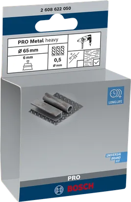 Bosch PRO Metal silný hrnkový kartáč 65×0,5 mm.