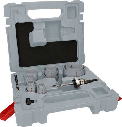 Sada upínacích trnů Bosch PRO Multi Material Q-Lock, 10dílná.