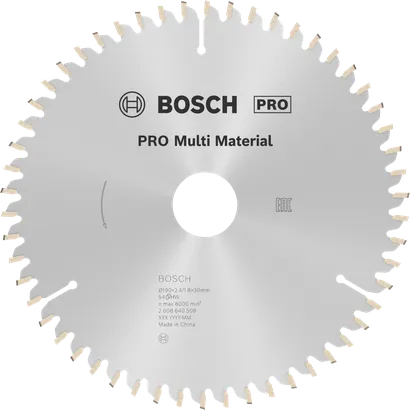 Pilový kotouč Bosch PRO Multi Material, 54 zubů.