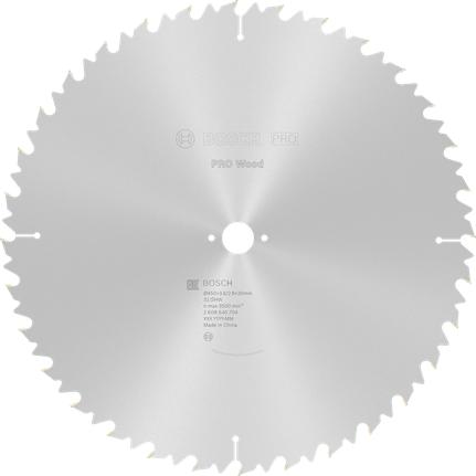Kotoučová pila Bosch PRO Wood, 450 mm, 32 zubů.