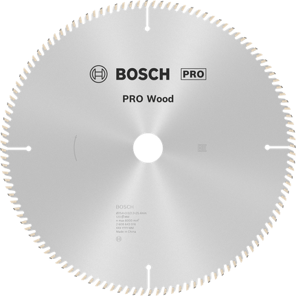 Kotouč do okružní pily Bosch PRO Wood 254 mm 120 zubů.