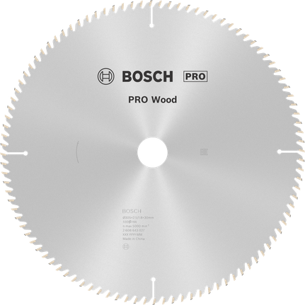 Pilový kotouč Bosch PRO Wood 305 mm pro přesné řezání dřeva.