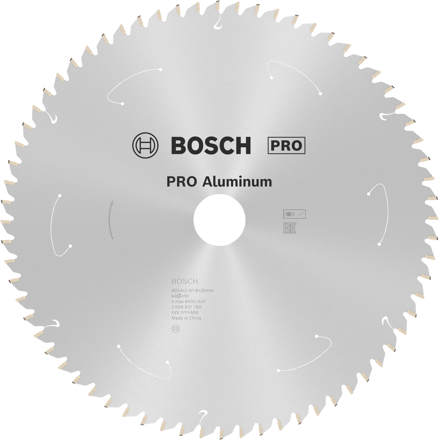 Kotoučová pila Bosch PRO Hliník, průměr 254 mm.