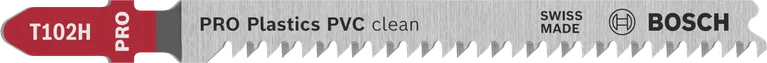 Pilový list Bosch PRO Plastics PVC clean T102H do kmitací pily.