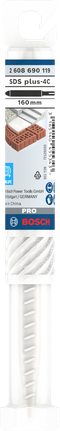 Špičatý sekáč Bosch SDS plus-4C 160 mm.