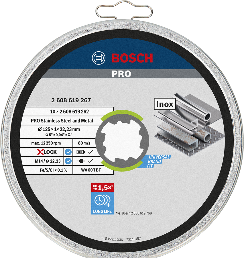 Kotouč PRO Stainless Steel and Metal