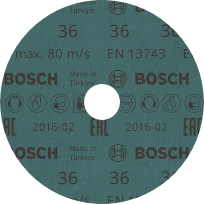Fíbrový kotouč Bosch PRO R575 125 mm, zrnitost 36.