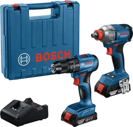 Sada akumulátorových vrtaček Bosch GDX 18V-285 a GSB 185-LI.