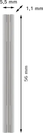 Hoblovací nůž Bosch PRO 56x5,5x1,1 mm.