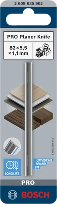 Hoblovací nůž Bosch PRO 82×5,5×1,1 mm.