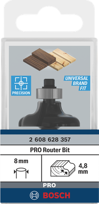 Fréza Bosch PRO Ogee Fillet 4,8 mm.