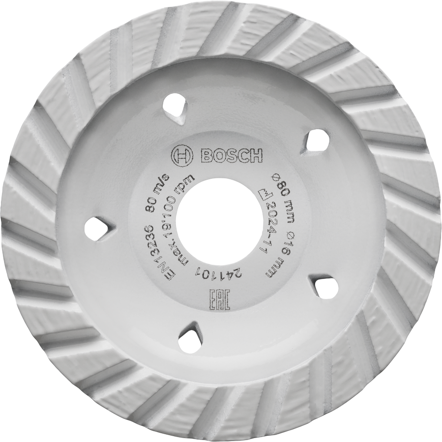 Brusný kotouč Bosch Multi Material Turbo, 80x16 mm.