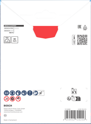 Řezný kotouč Bosch EXPERT Multi Material z tvrdokovu, balení 115 x 22,23 mm.