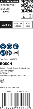 Pilový kotouč Bosch EXPERT Thick Tough Metal S 1255 CHC 300 mm.
