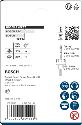 Pila na plech Bosch EXPERT, děrovací, 61 x 5 mm.