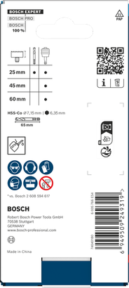 Upínací trn Bosch EXPERT Power Change Plus 7,15 x 25 x 65 mm.