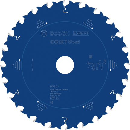 Kotouč do okružní pily Bosch EXPERT Wood, 216 mm T24.