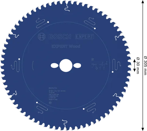 Pilový kotouč Bosch EXPERT Wood 305 mm pro přesné řezání dřeva.