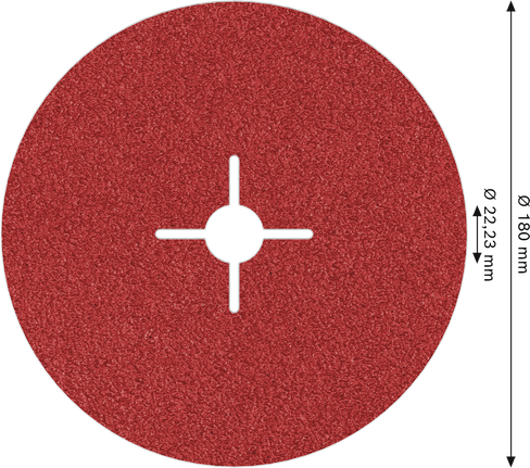 Brusný kotouč Bosch PRO R780 Fibre 180 mm G50 na broušení kovu.