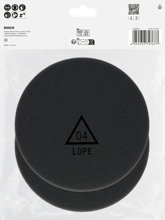 Lešticí houba Bosch 125 mm 2 ks.