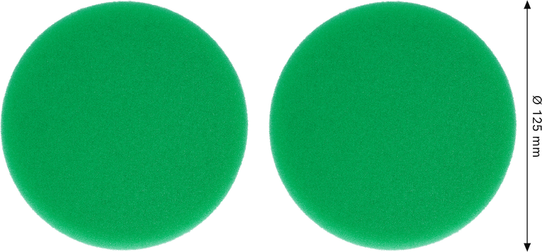 Lešticí houba Bosch , břit 125 mm, sada 2 kusů.