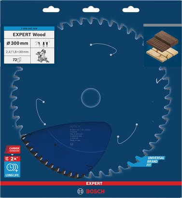 Kotoučová pila Bosch EXPERT Wood 300 mm T72.