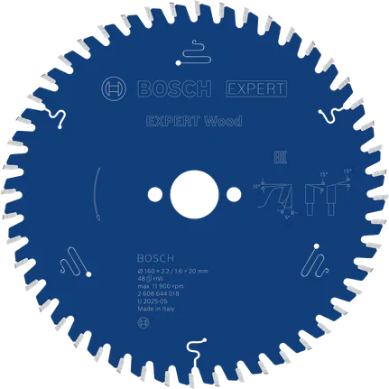 Kotouč do okružní pily Bosch EXPERT na dřevo 160 mm T48.