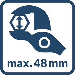 Kapacita max. 48 mm