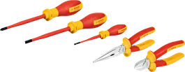 Sada ručního nářadí Bosch VDE, 5dílná, pro elektroinstalační práce.