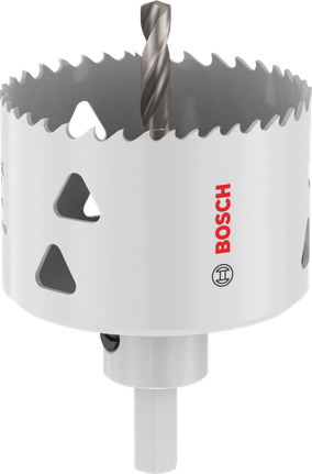 Děrovací pila s upínacím čepem Bosch Multi Material 64 x 40 mm.