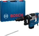 Demoliční kladivo Bosch GSH 5 MX s pouzdrem a sekáčem.