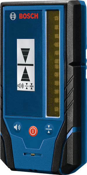 Laserový přijímač Bosch LR3-2 s ochranou proti prachu a stříkající vodě IP54.