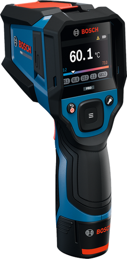 Teplotní detektor Bosch GIS12V-800-16 s rozlišením 0,1 °C.