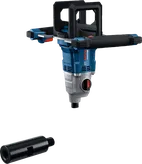 Akumulátorový mixér Bosch GRW 18V-160 s adaptérem pro metly.