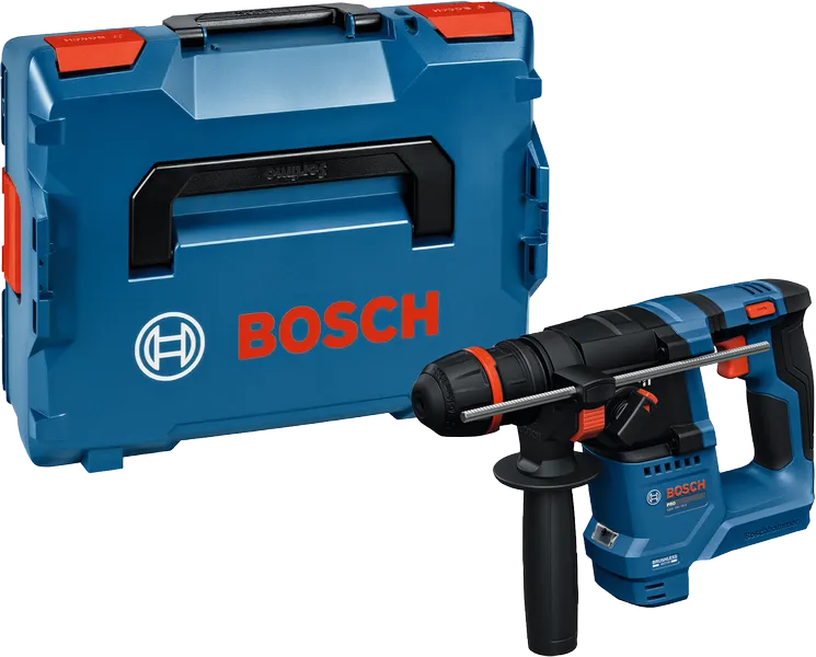 Vrtací kladivo Bosch GBH 18V-18 s přepravním kufříkem.