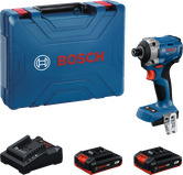 Sada akumulátorových rázových utahováků Bosch GDR 18V-215 s kufrem.