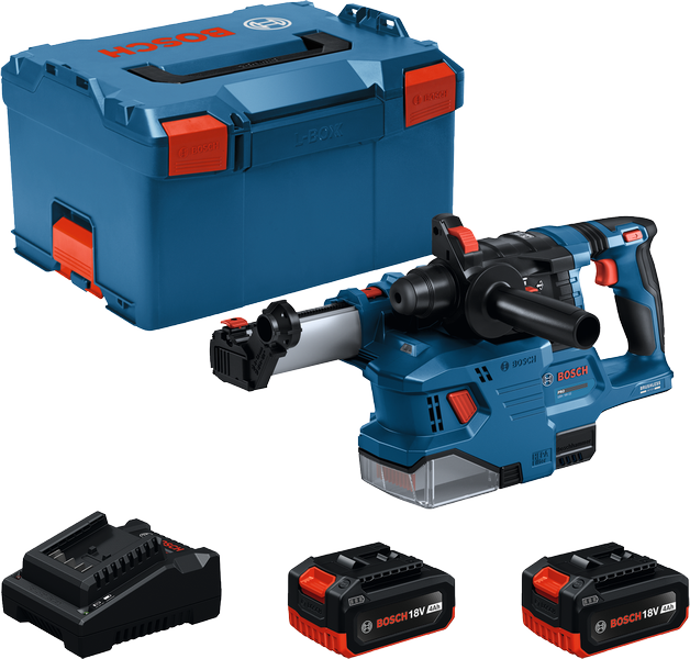 Sada vrtacích kladiv Bosch GBH 18V-22 s kufrem.