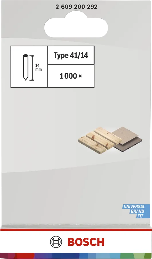 Čep Bosch typ 41 14 mm 1000 kusů pro spojování dřeva.