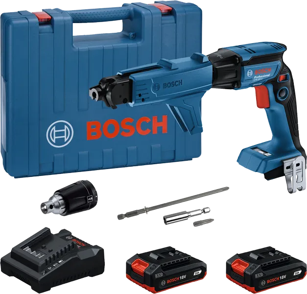 Sada akumulátorových šroubováků na sádrokarton Bosch GTB 185-LI.