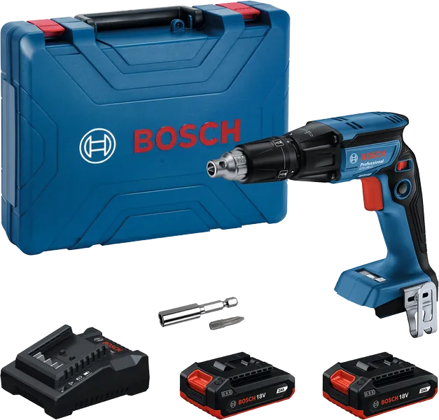 Sada akumulátorových šroubováků na sádrokarton Bosch GTB 185-LI.