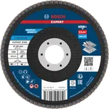 Lamelový kotouč Bosch EXPERT X782 125 mm G120 pro broušení kovů s dlouhou životností.