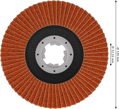 Lamelový kotouč Bosch EXPERT X782, úhlový, 125 mm, G40 X-Lock.